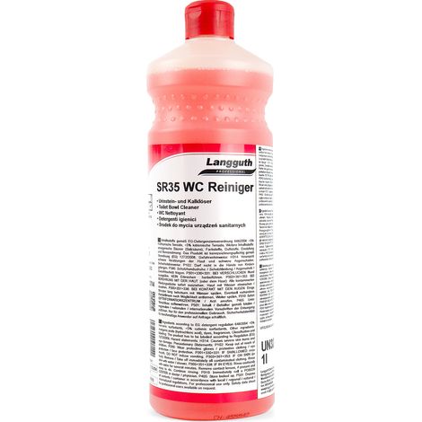 SR35 Vorbereitung zur Reinigung von Sanitäranlagen 1l (1/4)
