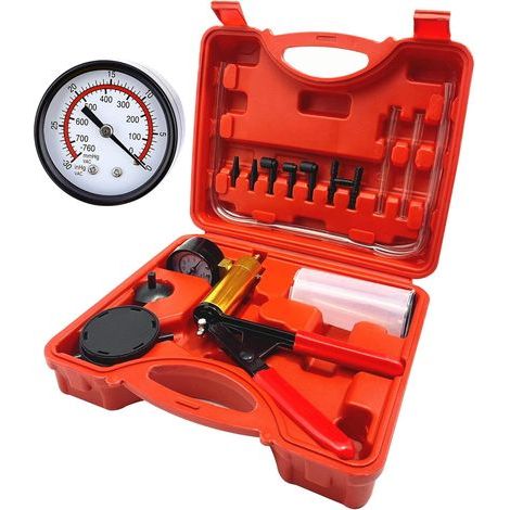 Per officina e fai da te - Kit pompa a vuoto per spurgo del liquido freni e svuotamento manuale di moto e auto (manuale, attrezzi) (1/5)