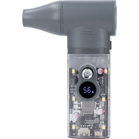 Soufflette électrique à air comprimé 100000 RPM 10W portable rechargeable bureau main souffleur jet sec LED voiture clavier (1/5)