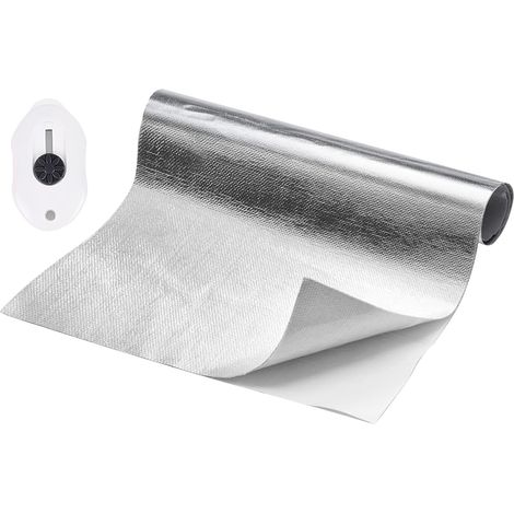 Isolant Thermique, Feuille Isolante Autocollant Aluminium, 60x250cm (1/5)