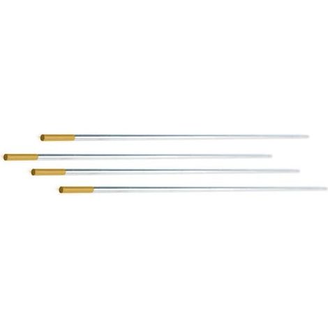 10 électrodes tungstène LANTHANE 1,5 % diamètre 2,4 x 150 mm - ABICOR BINZEL - 700.0933 (1/3)