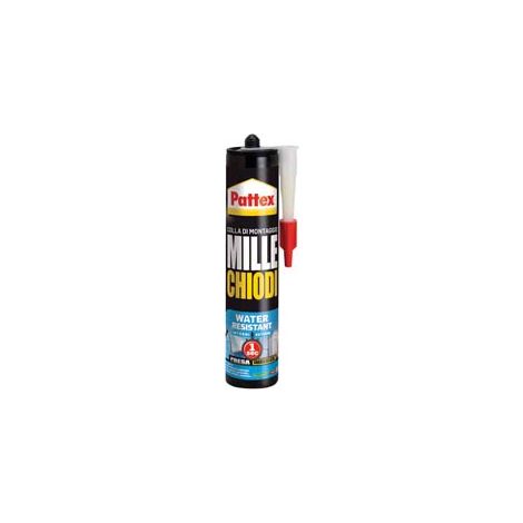 PATTEX MILLECHIODI WATER RESISTANT IN CARTUCCIA PER ESTERNI E INTERNI  gr.450    HENKEL
