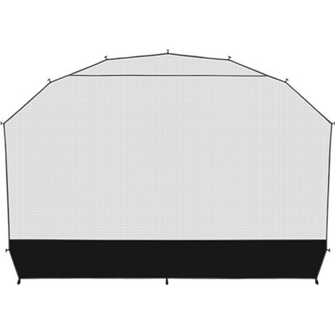 Lot de 2 moustiquaires pour tente-abri dôme, protection solaire et imperméables, idéales pour le camping.