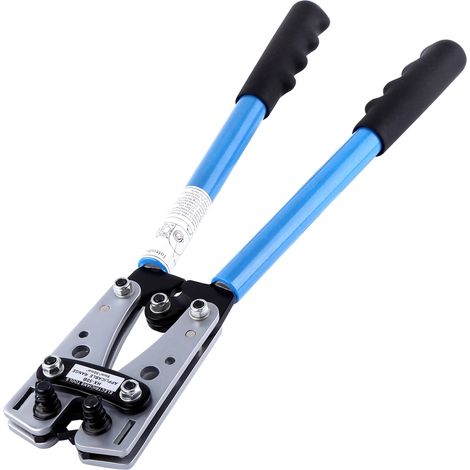 Pince à sertir professionnelle 6-50mm, outil de sertissage hexagonal pour cosses de batterie et câbles (1/5)