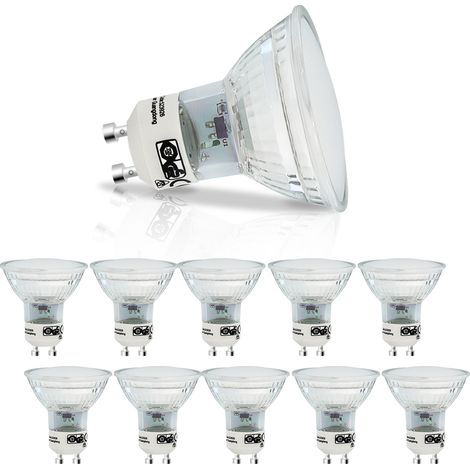 ZMH Ampoule LED GU10 ampoule blanc chaud 4 W lampe 320 LM ampoule pack de 10 PAR16 spot encastrable angle de faisceau 120 ° spot 2700 K lampe à réflecteur lampe de cuisine spot de plafond spot mural