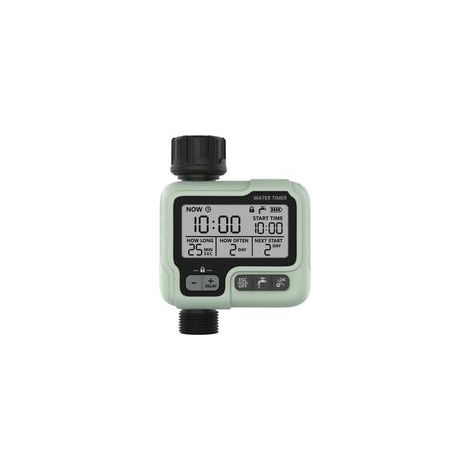 Minuterie d'arrosage, arroseur manuel automatique étanche IPX5 avec grand écran LCD, installation facile (1/4)