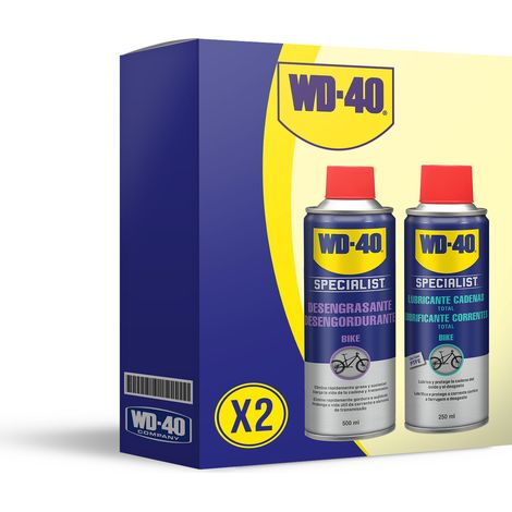 WD40 LOTE BICI Desengrasante 500ml + Lubricante All Conditions 250ml (1/5)