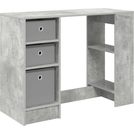 Maison Exclusive - Scrivania Grigio cemento 100 x 40 x 75 cm Legno multistrato