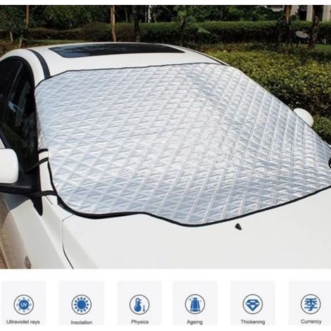 Die Windschutzscheibe schützt die Sonnenblende des Autos vor Sonne, Schnee und starkem Regen. (1/2)