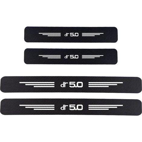 (Rouge carbone,pour DR50) Autocollant de protection de seuil de porte en fibre de carbone pour DR Motors DR Zero DR1 CityVan DR30 40 50 60 70 F35 Accessoires auto (1/3)