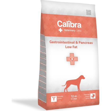 Croquettes pour chien CALIBRA Gastro-intestinales et pancréatiques Faibles en matières grasses 12 kg
