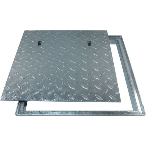 ACO Access Cover Schachtabdeckung Easy stahl verzinkt 50 x 50 x 3,6 cm (1/3)