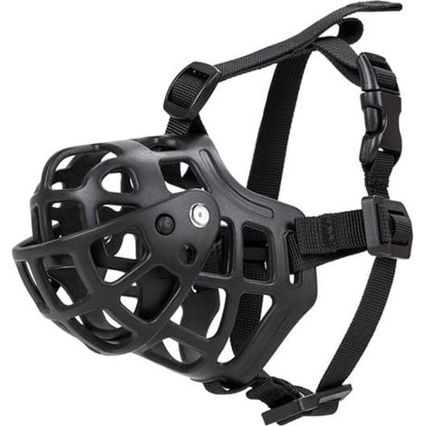 Muselière anti-morsure en silicone pour chien, protection anti-aboiement, taille M (1/5)