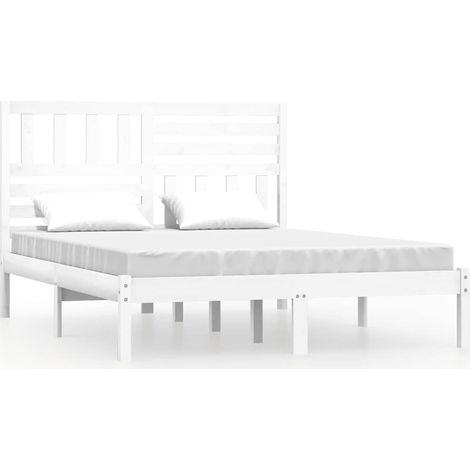 Maison Exclusive - Estructura de cama sin colchón madera pino bla (1/5)