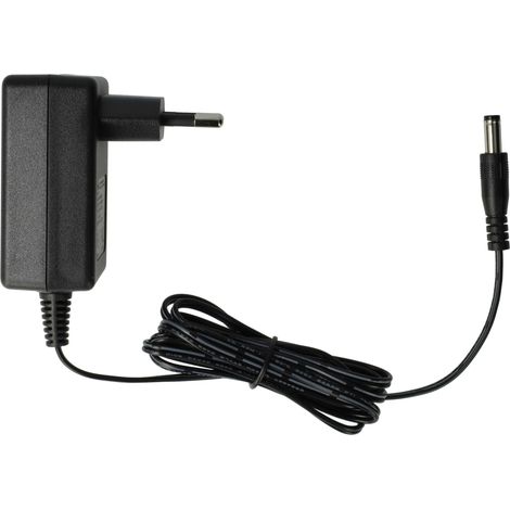 Vhbw – Chargeur compatible Proline Handy 14LIT aspirateur balai sans fil – Prise Euro coudée 90° – Longueur câble 1,5m – Sortie 18V 0,5A