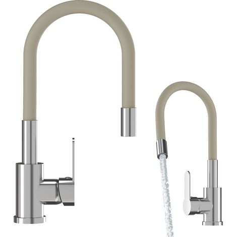 Mitigeur de Cuisine Granitan Grado avec Bec Flexible Beige (1/5)