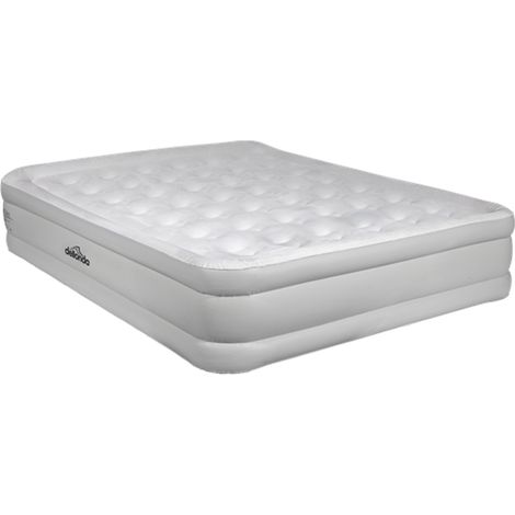 Dellonda DL145 Raised Air Bed with Removable Electric Pump & Storage Bag - Queen