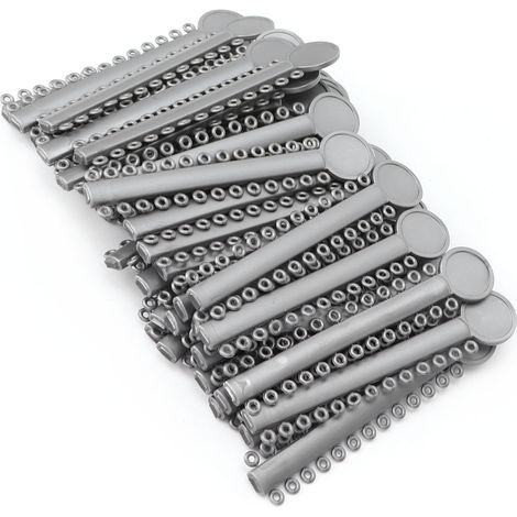 40 pièces de ligatures orthodontiques en silicone élastomère pour appareil dentaire (1/5)