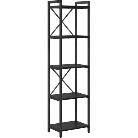 Maison Exclusive - Bücherregal Schwarz Eichen-Optik 40 x 30 x 155