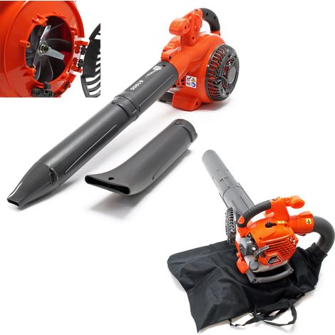 Wiltec – Souffleur thermique 1 CV 26 cm³ – Moteur 7500 tr/min – Débit d'air 265 km/h – Broyeur 10% volume – Sac collecteur 50 l – Jardinage pro - KW 1 CV (1/5)