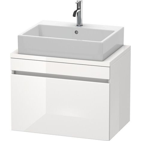 DURASTYLE mueble consola bajo 512x700x478mm lino / blanco mate