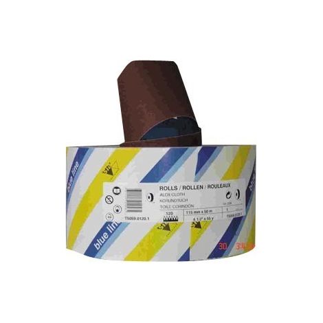 Rolle weiches Tuch 2936 SIA ABRASIVES - 115 mm x 50 m - Korn 120 - 4446.8229.0120