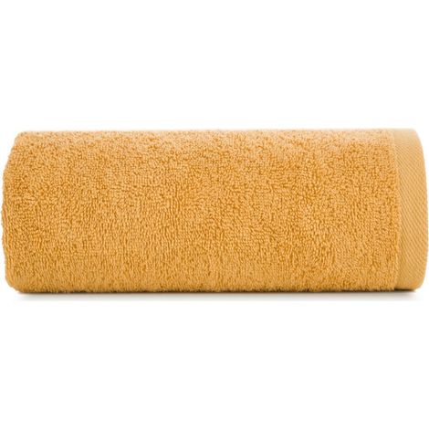 Glattes Handtuch 2 50x100 Senf 33 500g/m2