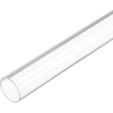 Tube Rigide en Plastique Transparent de 12 Pouces (30,5cm) - 18mm x 20mm (0,7 Pouce x 0,8 Pouce) - Tube en Acrylique Rond en Polycarbonate, (1/5)