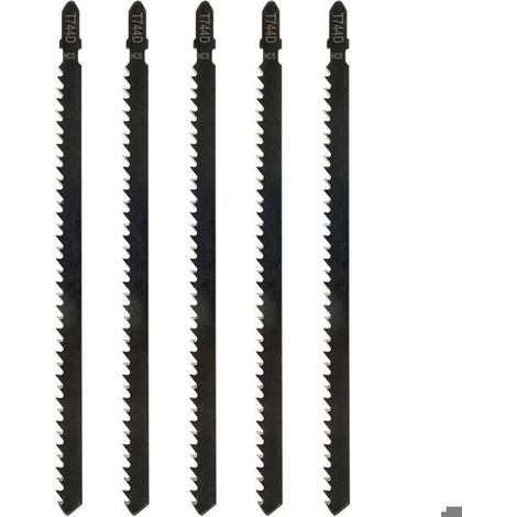 5pcs Lames de Scie Sauteuse T744D Professionnelles de 180 mm pour Scier le Bois et le Métal Accessoire de Scie Sauteuse Compatible (1/4)