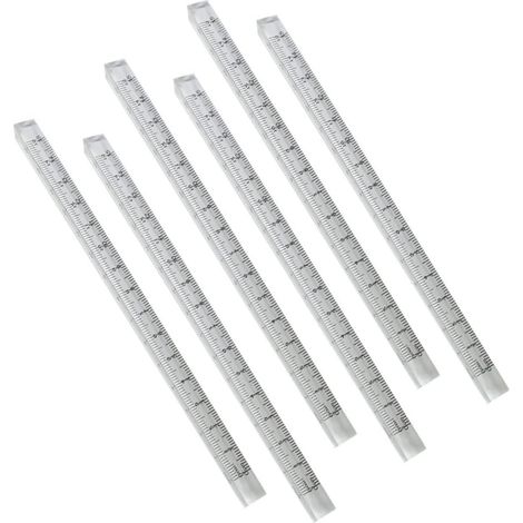 Outil de mesure triangulaire transparent pour étudiants, 15 cm (1/5)