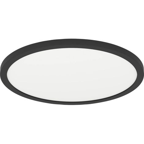 Eglo LED Deckenleuchte Minerario schwarz weiß Ø 30 cm warmweiß IP54 Deckenlampen & Kronleuchter (1/2)