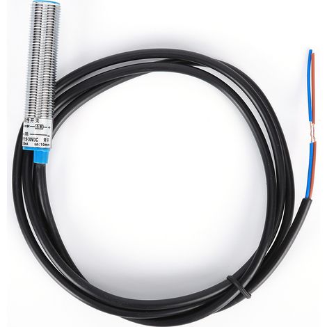 Capteur de proximité inductif, petit, magnétique, à boîtier long en métal, 0-35 V CC, normalement ouvert
