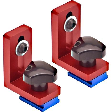 Rail à onglet type T 30 – Butée de rail de guidage en aluminium – Fixation précise pour établi bois – Résistant à la rouille (1/5)
