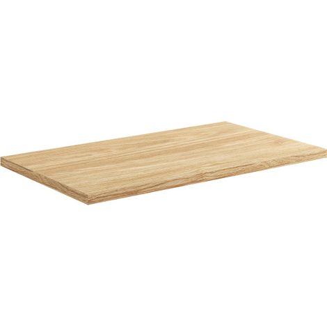 Plateau meuble sous vasque en bois - L 80 cm x l 46 cm - Wavy - Livraison gratuite