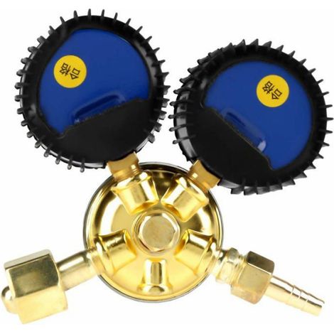 Régulateur de Pression de CO2 Aquarium DC Solénoïde, Réducteur Soudage Dioxyde de Carbone G5/8 Accessoire Aquariophilie Cuneary (1/5)