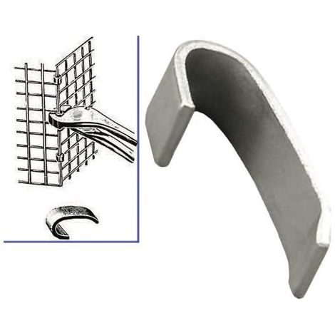 GANCI PER PINZE BLOCCAGGIO ZINC.5X1