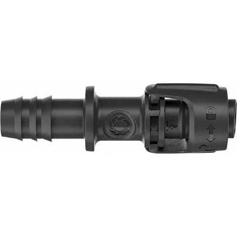 Adaptador universal para riego por goteo 13mm, 1 pieza.