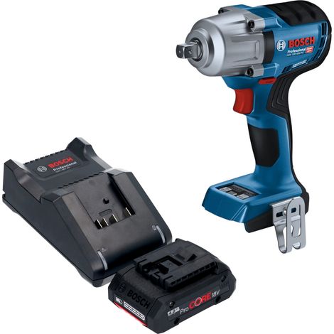 Visseuse à chocs sans fil Bosch GDS 18V-450 PC Professional 18 V, 450 Nm, 1/2", sans balais + 1 batterie ProCORE 4,0 Ah + chargeur (1/5)