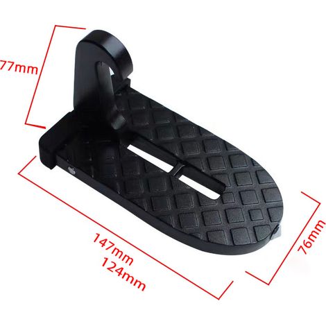 Pédale supérieure pliable, robuste et multifonctionnelle pour barres de toit, supportant un poids important, pour voiture type 1 (1/4)