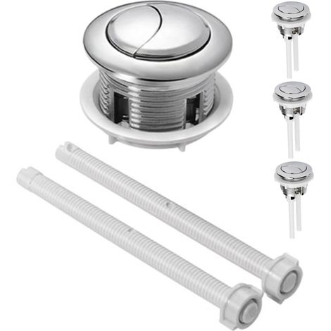 4 Pièces Bouton Poussoir Double Chasse Wc (1/5)