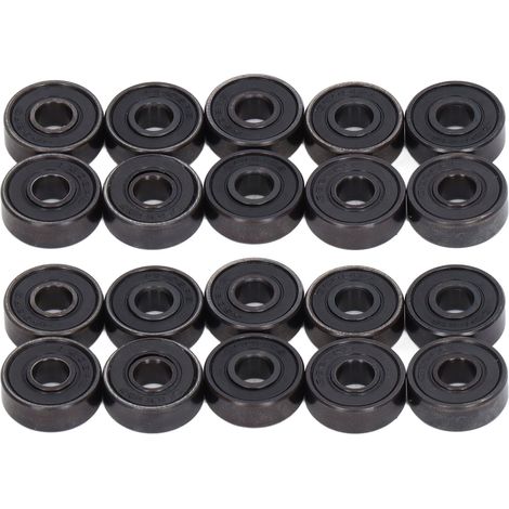 20 pièces roulement à billes miniature étanche S606RS pour skateboard et planche à roulettes (1/5)