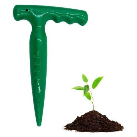 Outil de plantage de bulbes. outil de poinçon de jardin. planteur pour Planter. outil idéal pour Planter le jardinage Dibber outil idéal pour planteur de légumes et de fleurs (vert) (1/5)