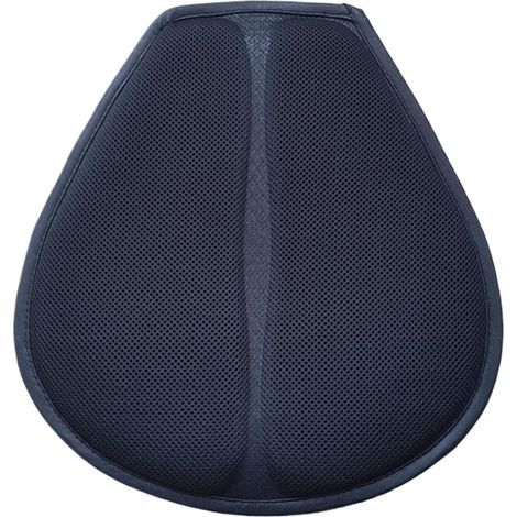 Coussin de siège de moto – Siège passager de moto Respirant et confortable en mousse à mémoire de forme Booster ergonomique anti-transpiration rembourré insert amovible stoppe la chaleur pour siège (1/5)