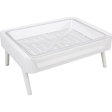 Étagère de rangement pour la cuisine, égouttoir à tasses ménager, égouttoir à tasses de bureau multifonctionnel, convient à une utilisation au bureau, blanc. (1/5)