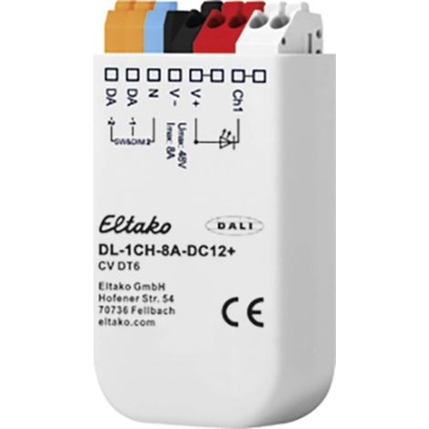 Dispositif de commande Eltako DL-1CH-8A-DC12+ 8A 12-48V (1/2)