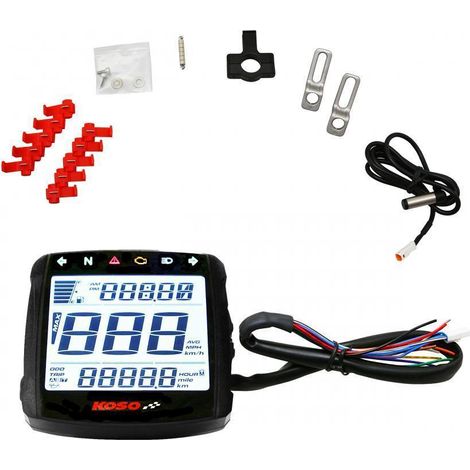 digitaler multifunktionszähler 12v neu koso xr-01s für motorrad (1/2)