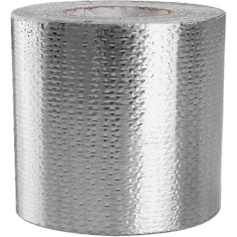 Bande adhésive haute température, ruban réfléchissant thermo-isolant, ruban de protection thermique, 10 mètres x 5 centimètres - argent (1/5)