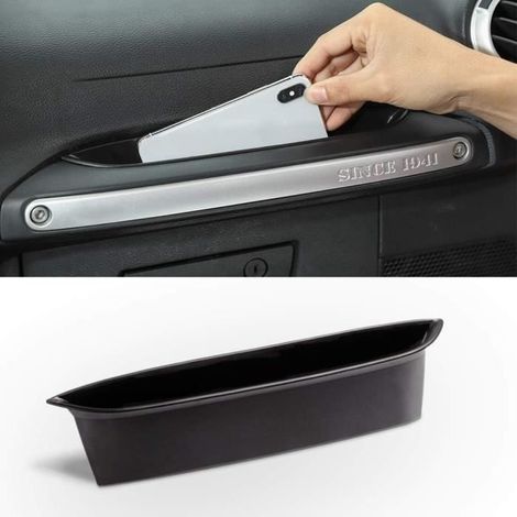 Co-Pilot Boîte de rangement avec poignée latérale pour Jeep Wrangler JK Passenger 2011-2018 (1/4)