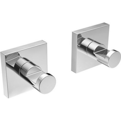 2 PZ APPENDIABITI MOD. HOTEL MAISON Cromo cm 5 x h. 5 x 4,5