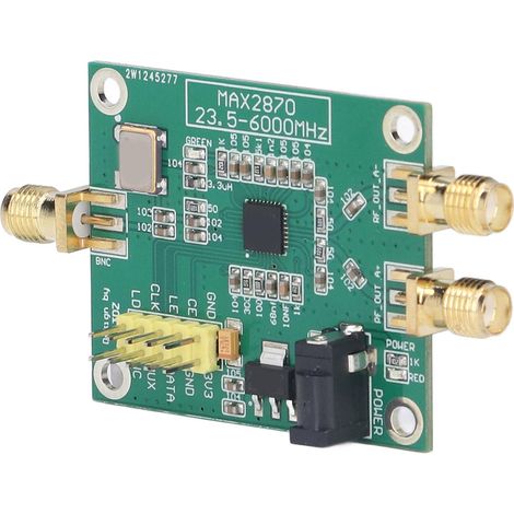 Module générateur de signaux RF MAX2870, alimentation USB 5 V, bande passante 23,5–6000 MHz (1/5)